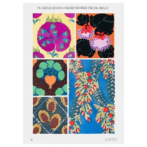 Emile-Allain Seguy : Floreal - New Designs and Colors, Plate 12 (1924) - Giclee Fine Art Print - Framed/Unframed/Canvas