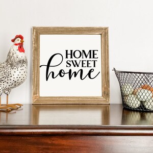 Home Sweet Home 12 x 12 Boerderij Bord