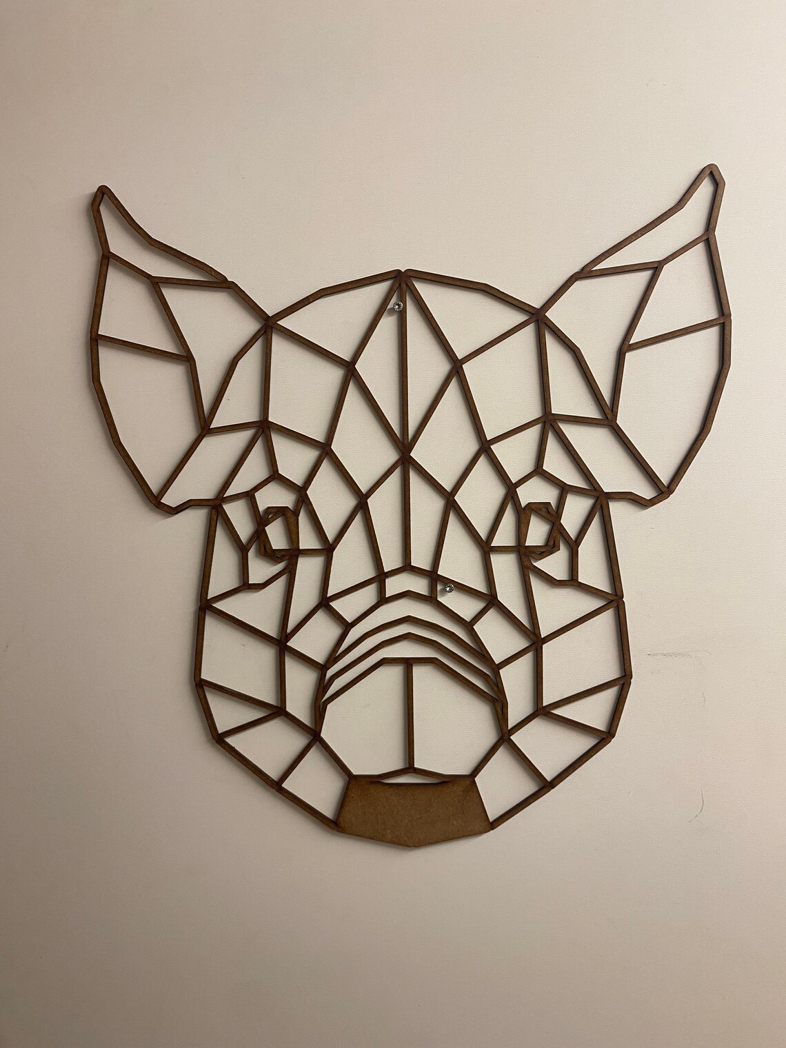 Giant Geometric Pig 50 cm | Etsy