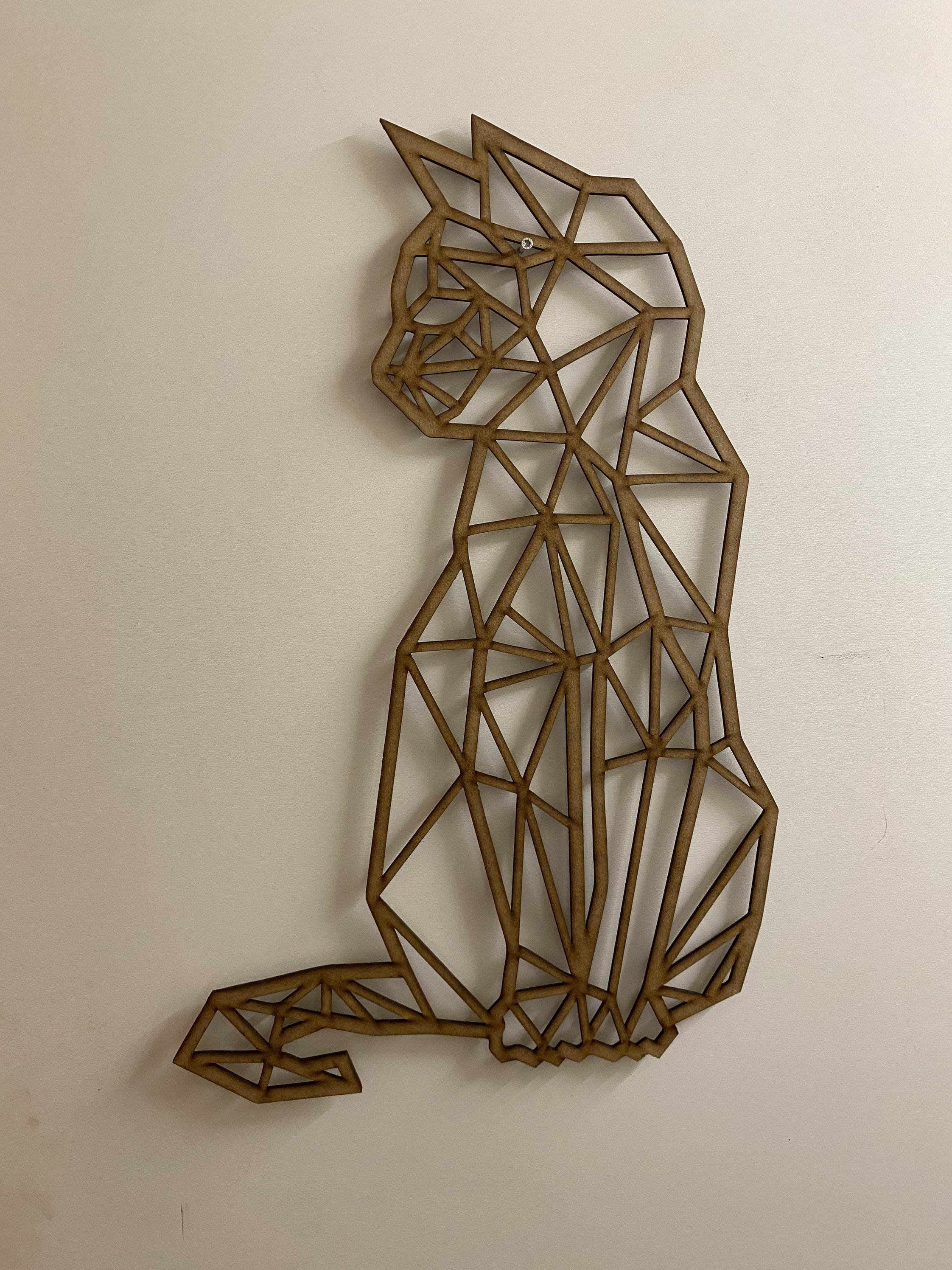 Chat Géométrique Géant 60 cm