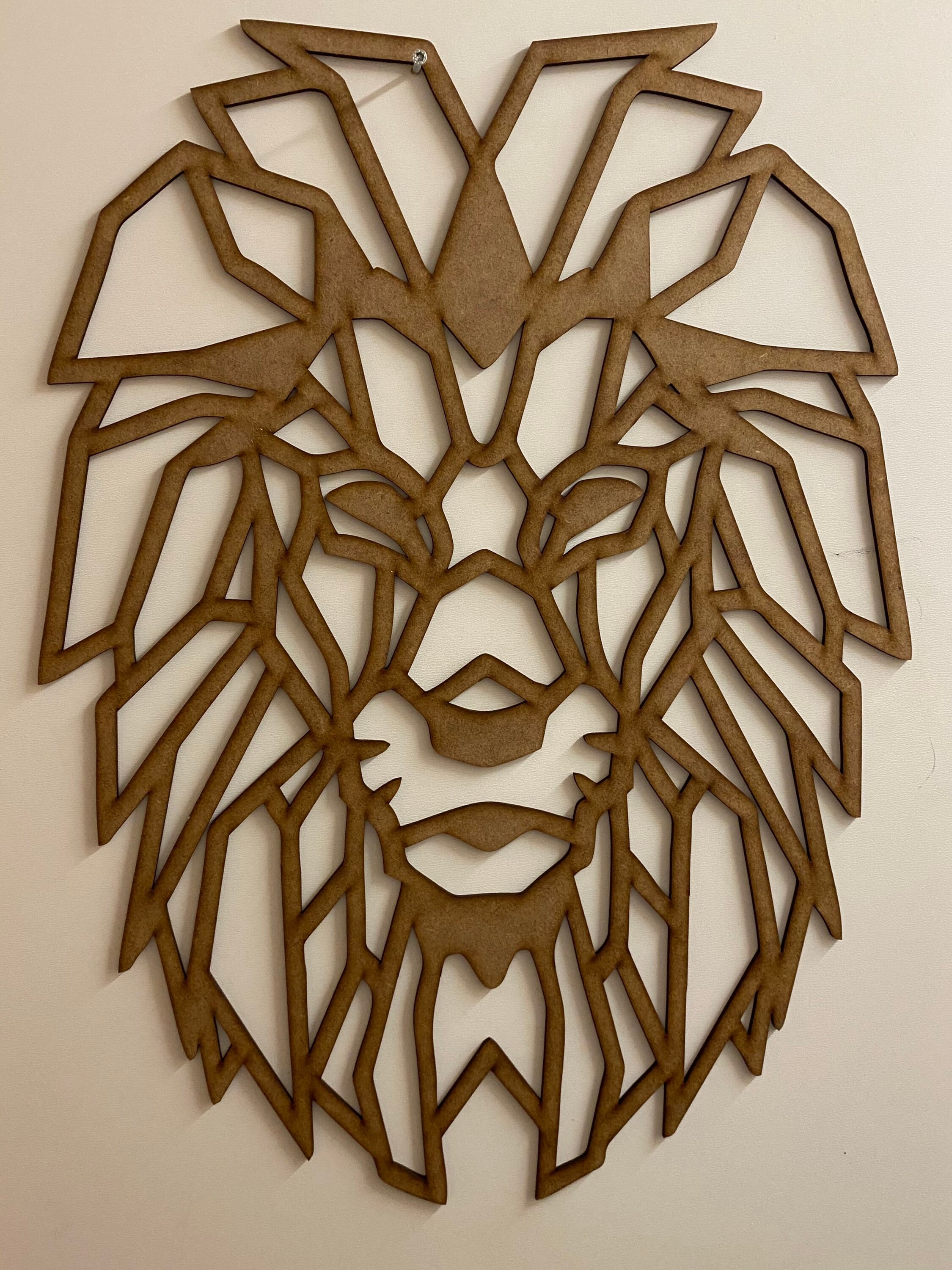 Lion Géométrique Géant 60cm