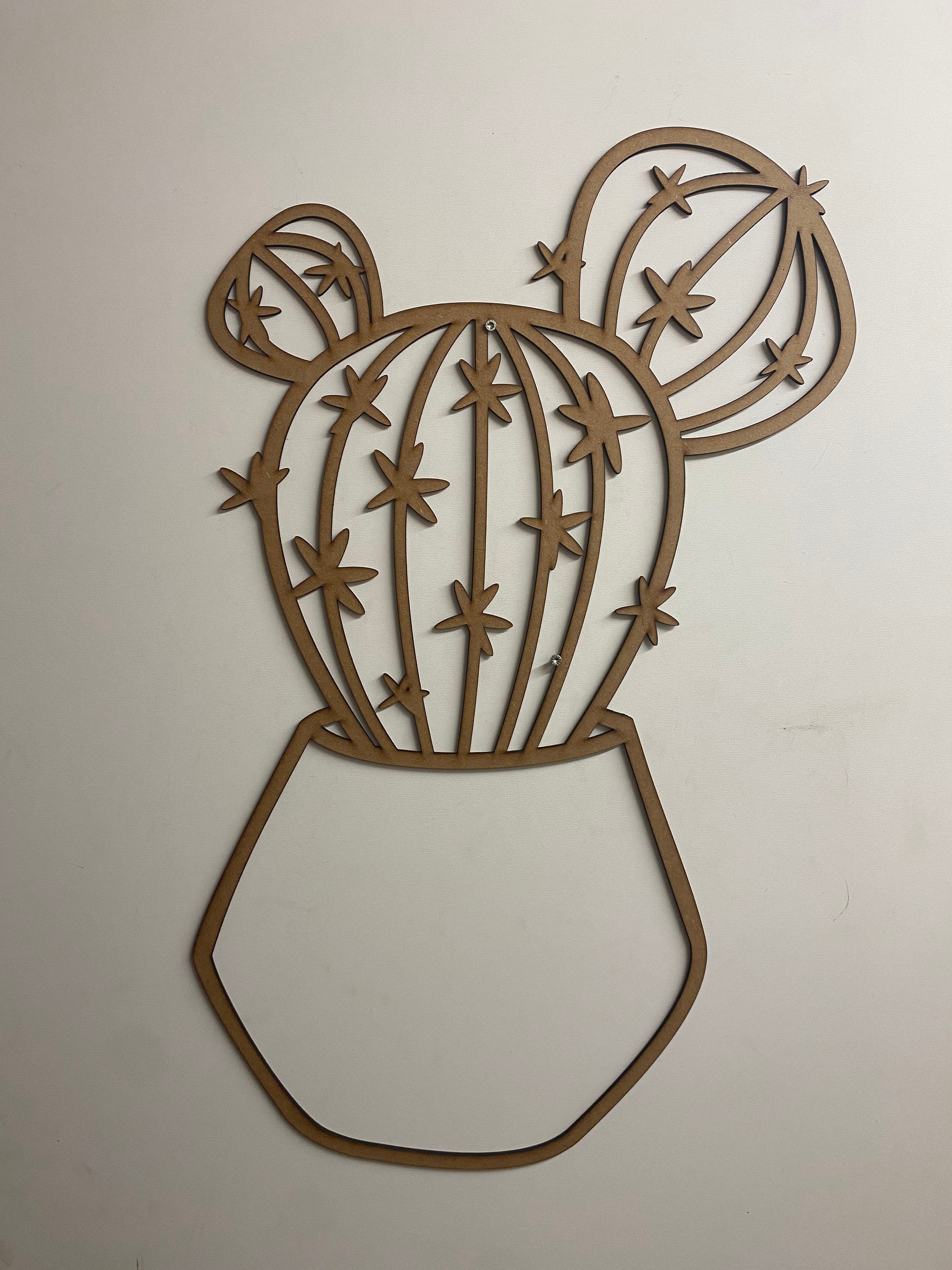 Cactus 3 Géométrique Géant 66 cm