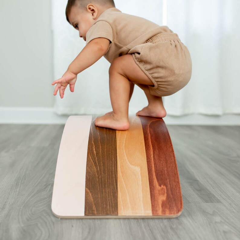 Wobble board Made in USA for kids promoting Creativity and Etsy