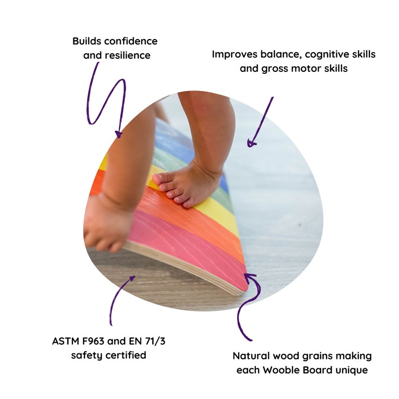 Creative Play with Curved Balance Board Features