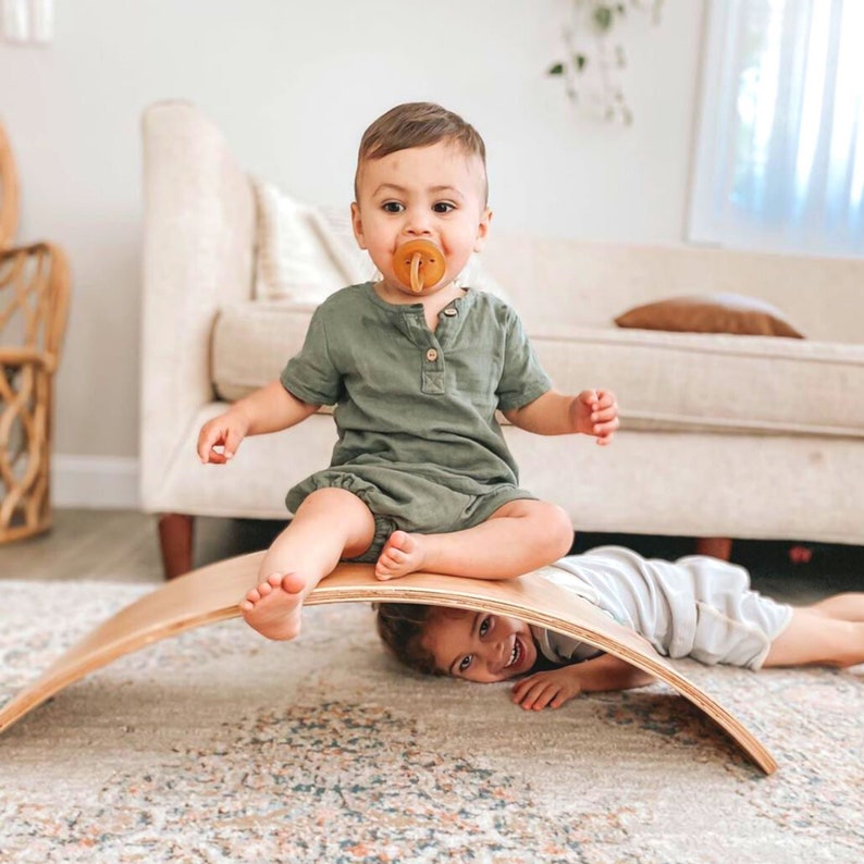 Wooden Balance Board for Kids, Made in America