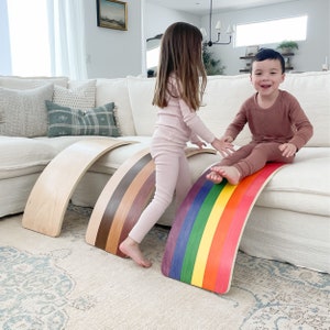 Eco-Friendly Wooden Balance Board - Sustainable Playtime