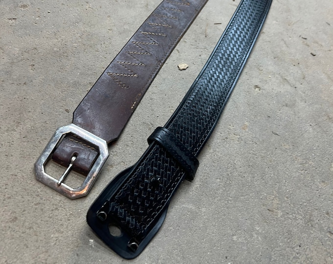 Vintage Leather Gun Belts