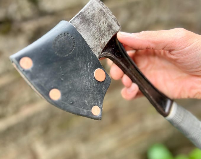 Vintage Black Beauty Western Hatchet