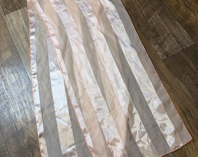 Vintage Sheer Scarf, Pink