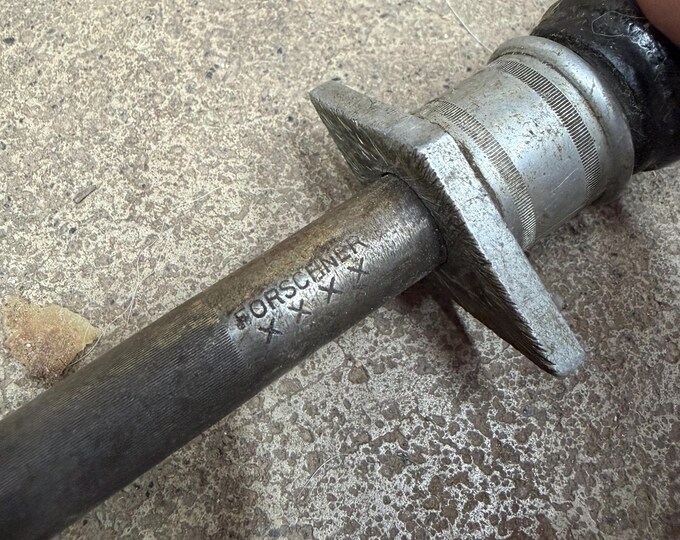 Vintage Forschner XXXX Black Sharpening Steel Rod, Knives and Cutlery
