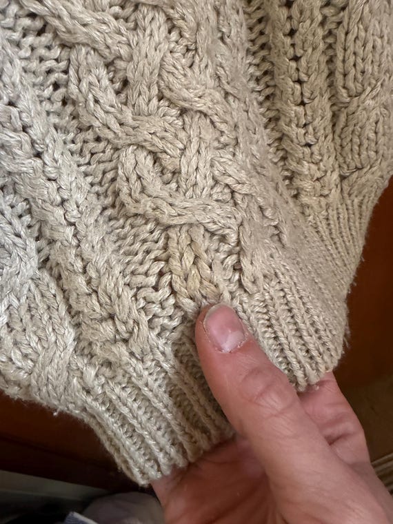 Vintage Basic Ingredients Granny Core Sweater Han… - image 5