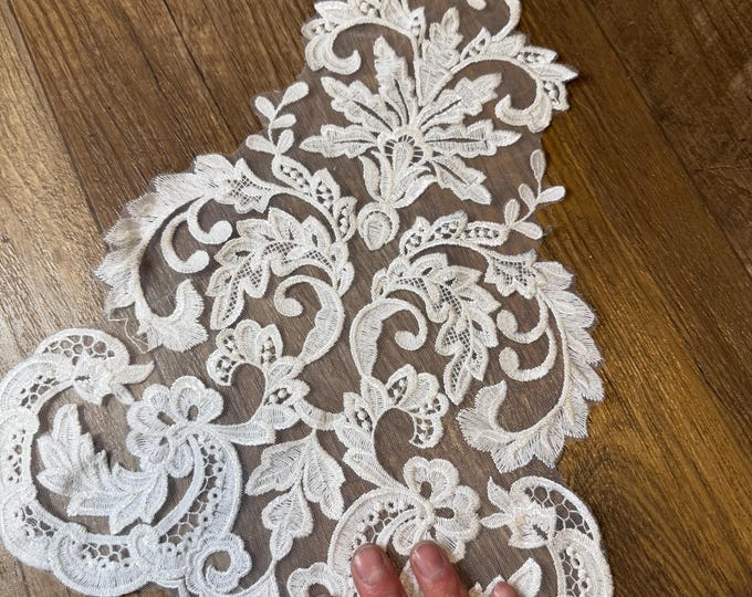 Vintage Wedding Lace Accessories, Dress Fancy White