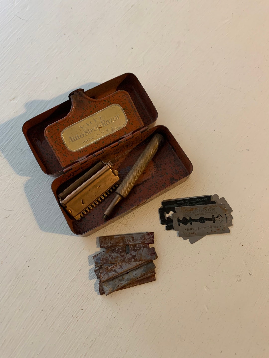 Vintage Valet Autostrop Razor in Original Case With Extra Etsy