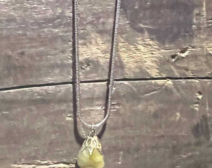 Handmade Stone Pendant Necklace