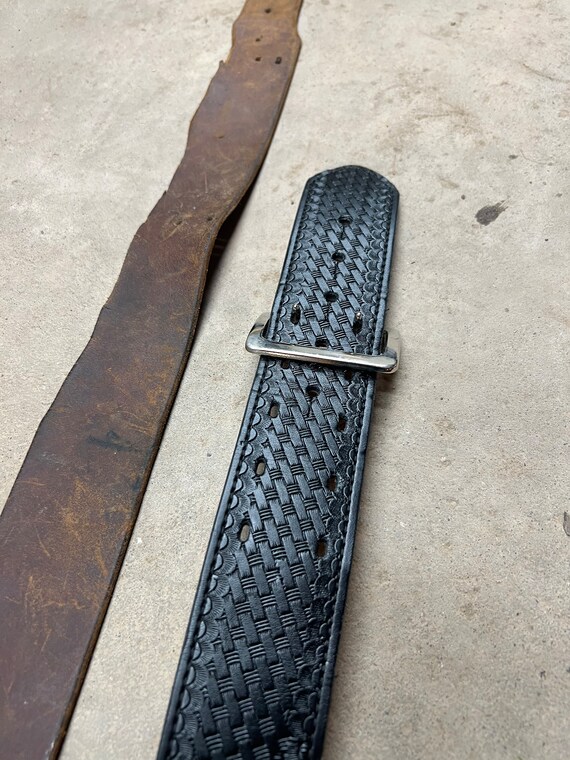 Vintage Leather Gun Belts Gem