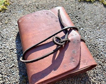 Handmade leather journal/sketchbook