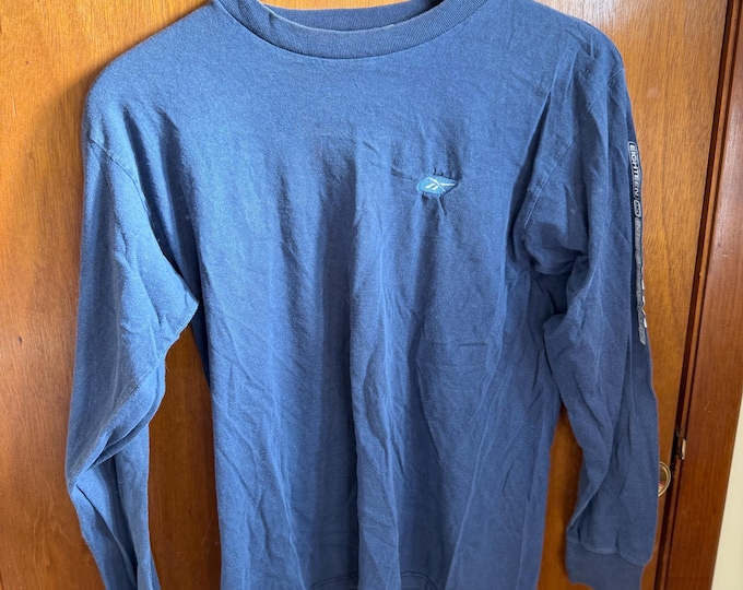 Vintage Reebok Long Sleeve Tee Shirt (T-Shirt), Size Medium