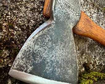 Vintage Restored Stiletto Claw Hatchet, Vintage King Brand Handle