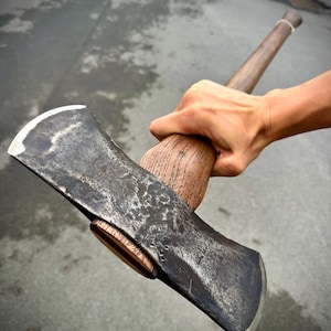 Vintage Puget Sound Pattern Double Bit Axe, Black Diamond Etch?