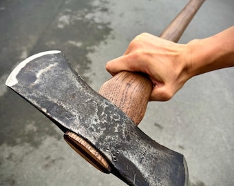 Vintage Puget Sound Pattern Double Bit Axe, Black Diamond Etch?