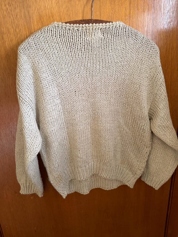 Vintage Basic Ingredients Granny Core Sweater Han… - image 3
