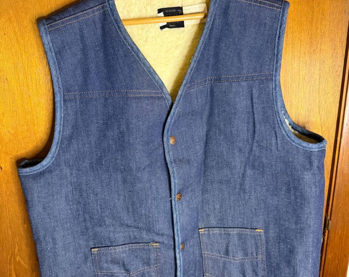 Vintage Roebuck Sears Denim Vest