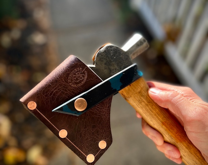 Vintage Half Hatchet, with Handmade Composite Sheath
