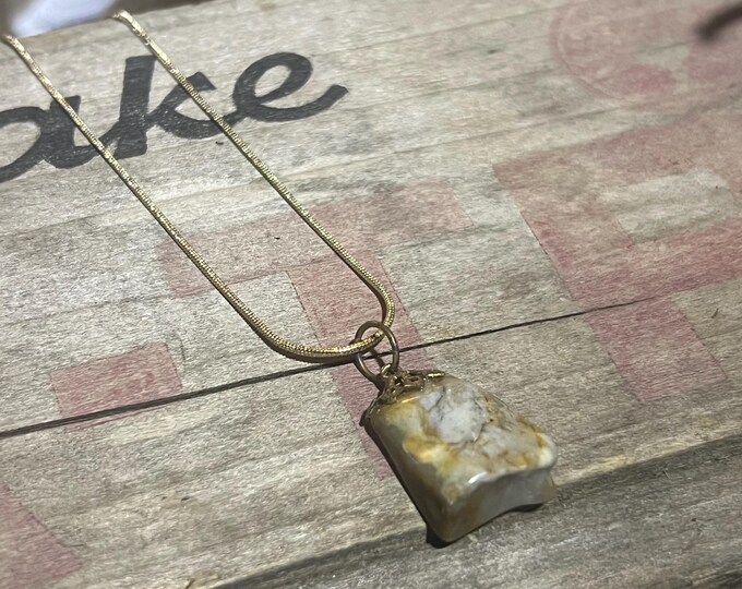 Handmade Stone Pendant Necklace