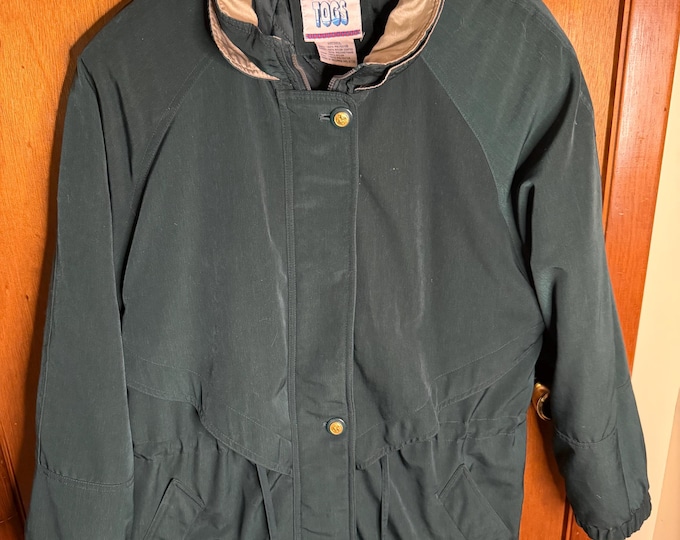 Vintage Aqua Togs Winter Jacket, Forest Green Size 2XL (XXL)