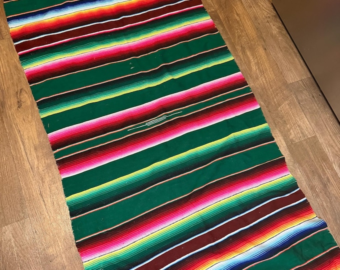 Vintage Western Throw Blanket, 6x3 Runner