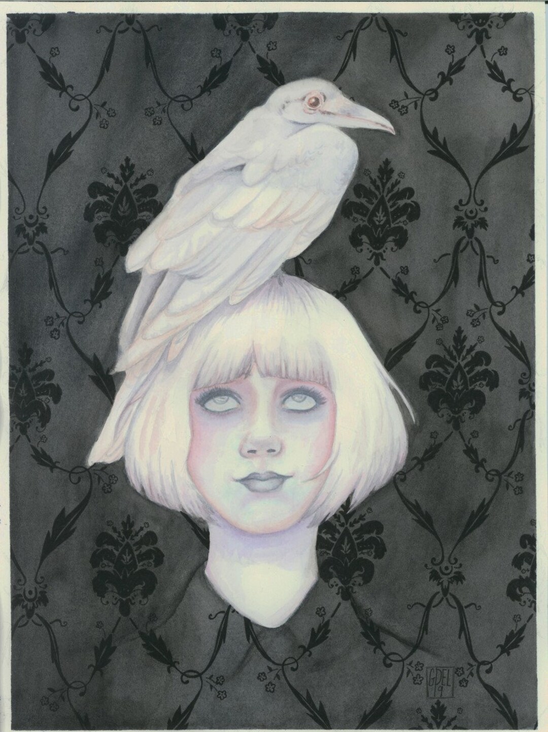 NEVERMORE 8x10 Watercolor Art Print Etsy