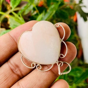 Rose Quartz Pendant Necklace – Natural Crystal Healing Jewelry, Heart Chakra Stone, Gift for Her, Boho Gemstone Necklace