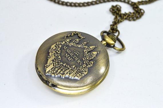 Bronze tone mans quartz pocket watch - image 1