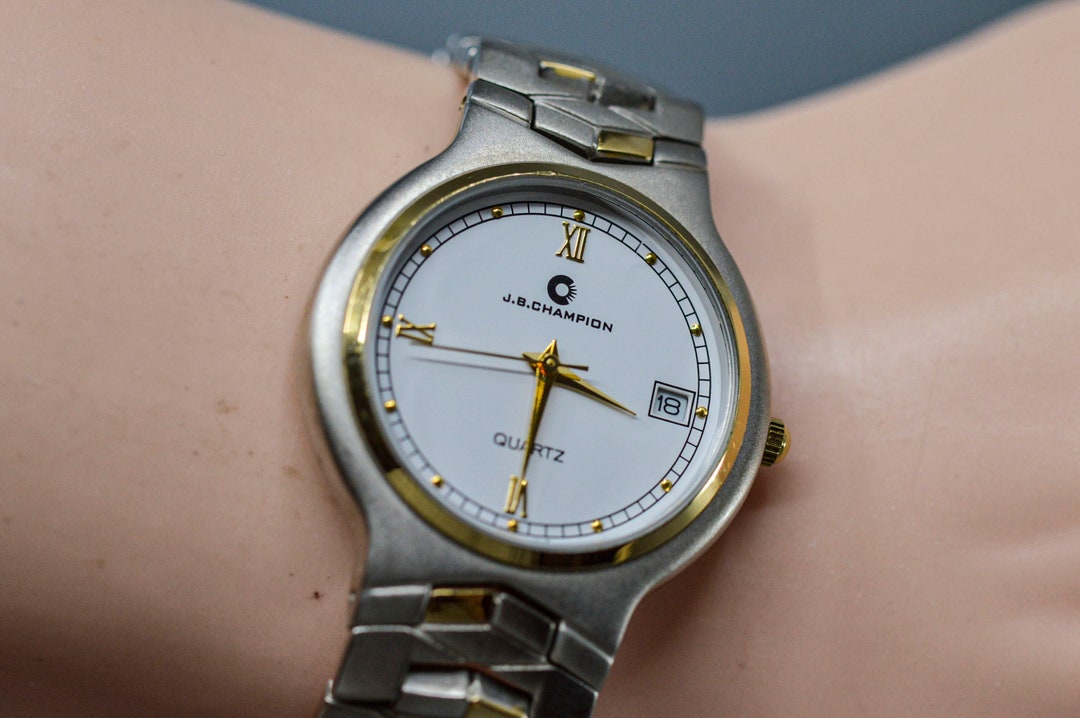 Buy J.B. Champion Steel Tone Quartz Wrist Watch Online in India Etsy