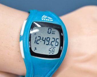 RBX. blue tone , digital ,sports wrist watch