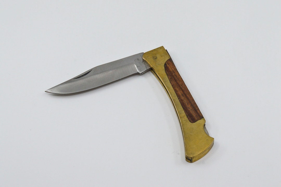 Vintage Camping Folding Pocket Knife Etsy