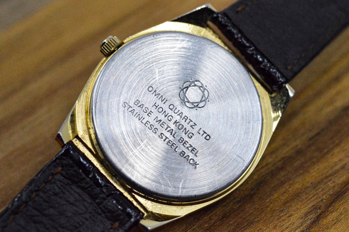 Vintage Omni Hong Kong Brand Mens Ladies Quartz Watch Etsy