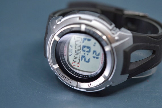 Turner, steel and black tone, digital wrist watch - image 7