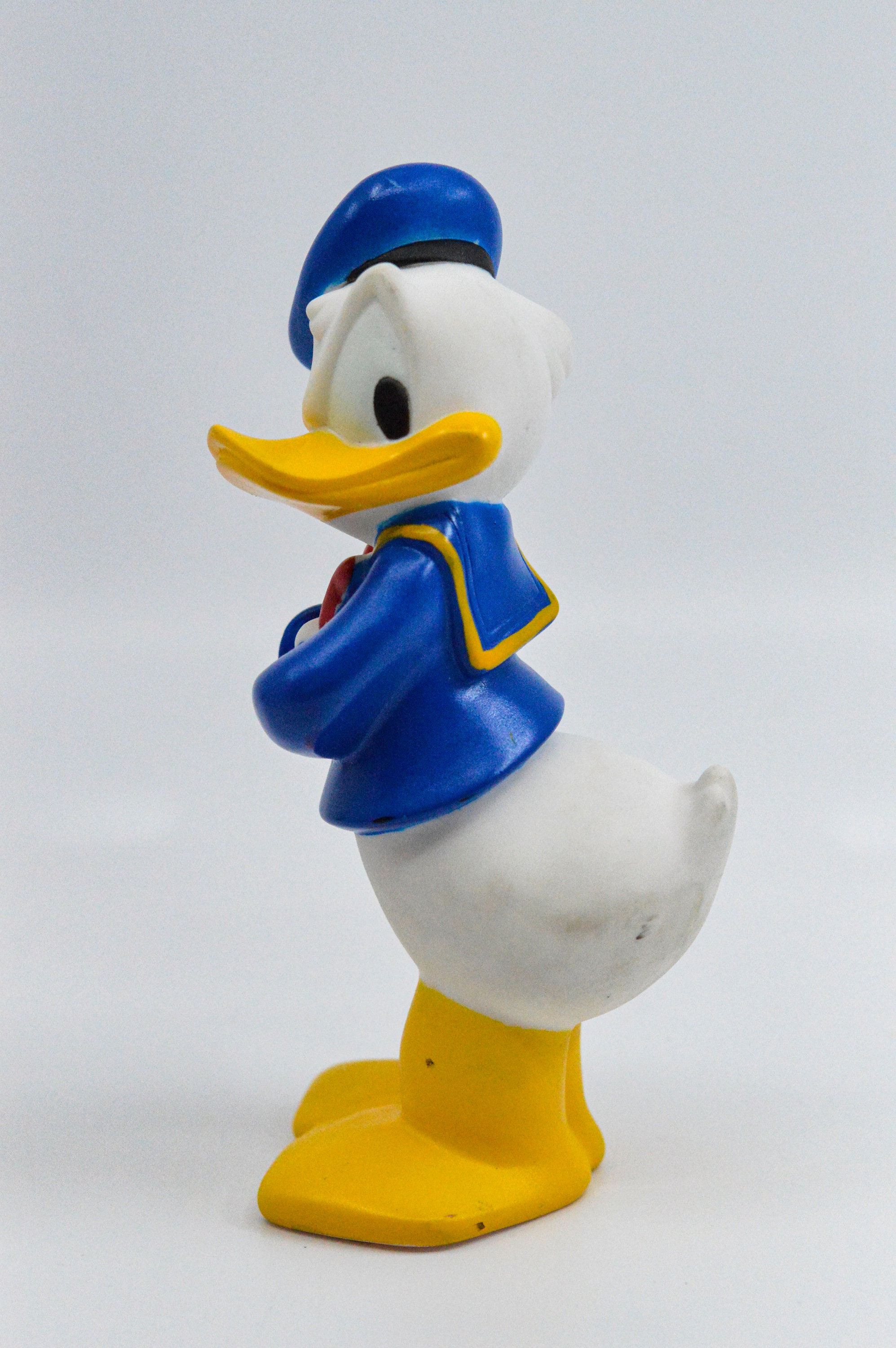 Vintage Disney Rubber Donald Duck Figurine 6 Inches Tall | Etsy