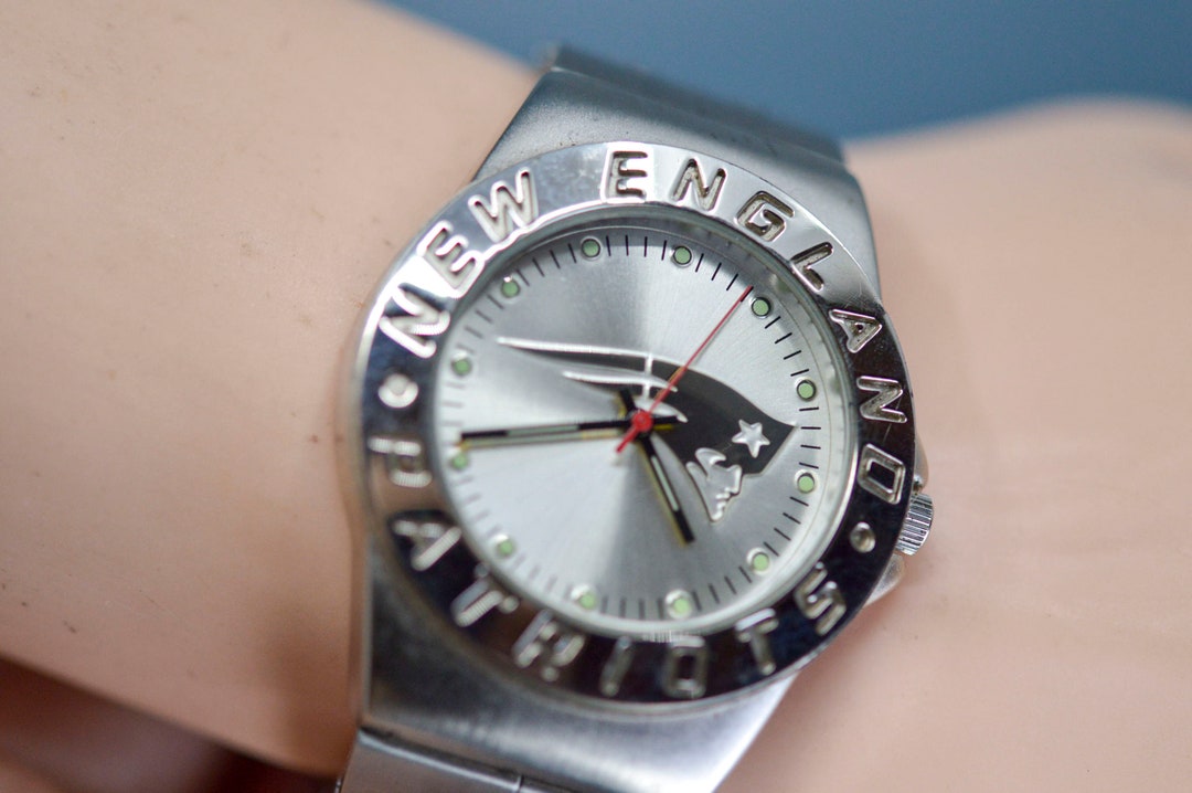 Timex Patriots Wrist Watches New England Patriots, Steel Tone With