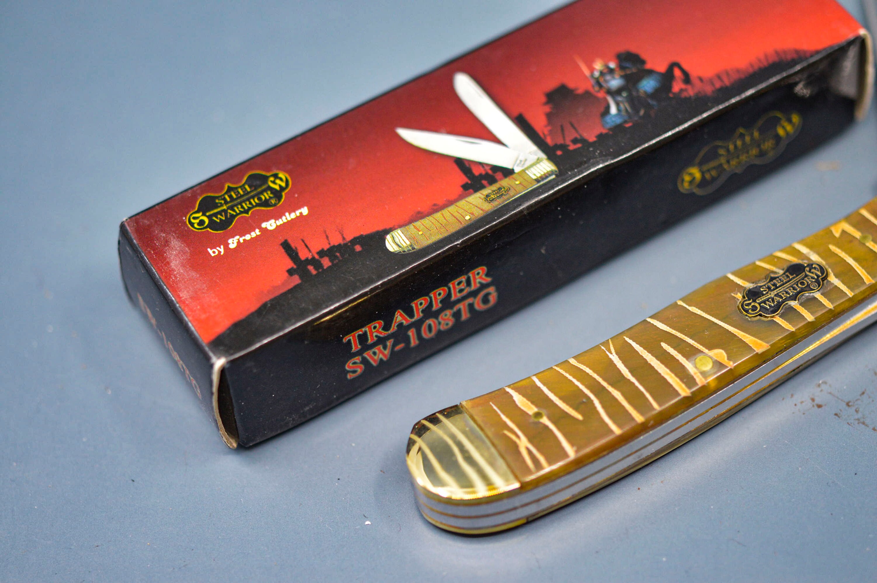 Steel Warriors Pocket Folding Knife Etsy