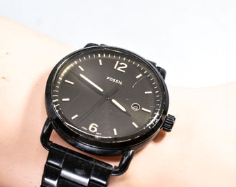 Rare Fossil Snoopy Watch New Battery 