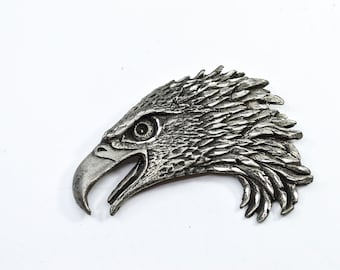 Eagle head bolo tie buckle