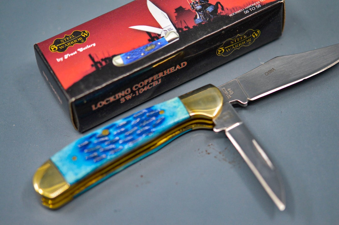 Steel Warriors Pocket Folding Knife Etsy