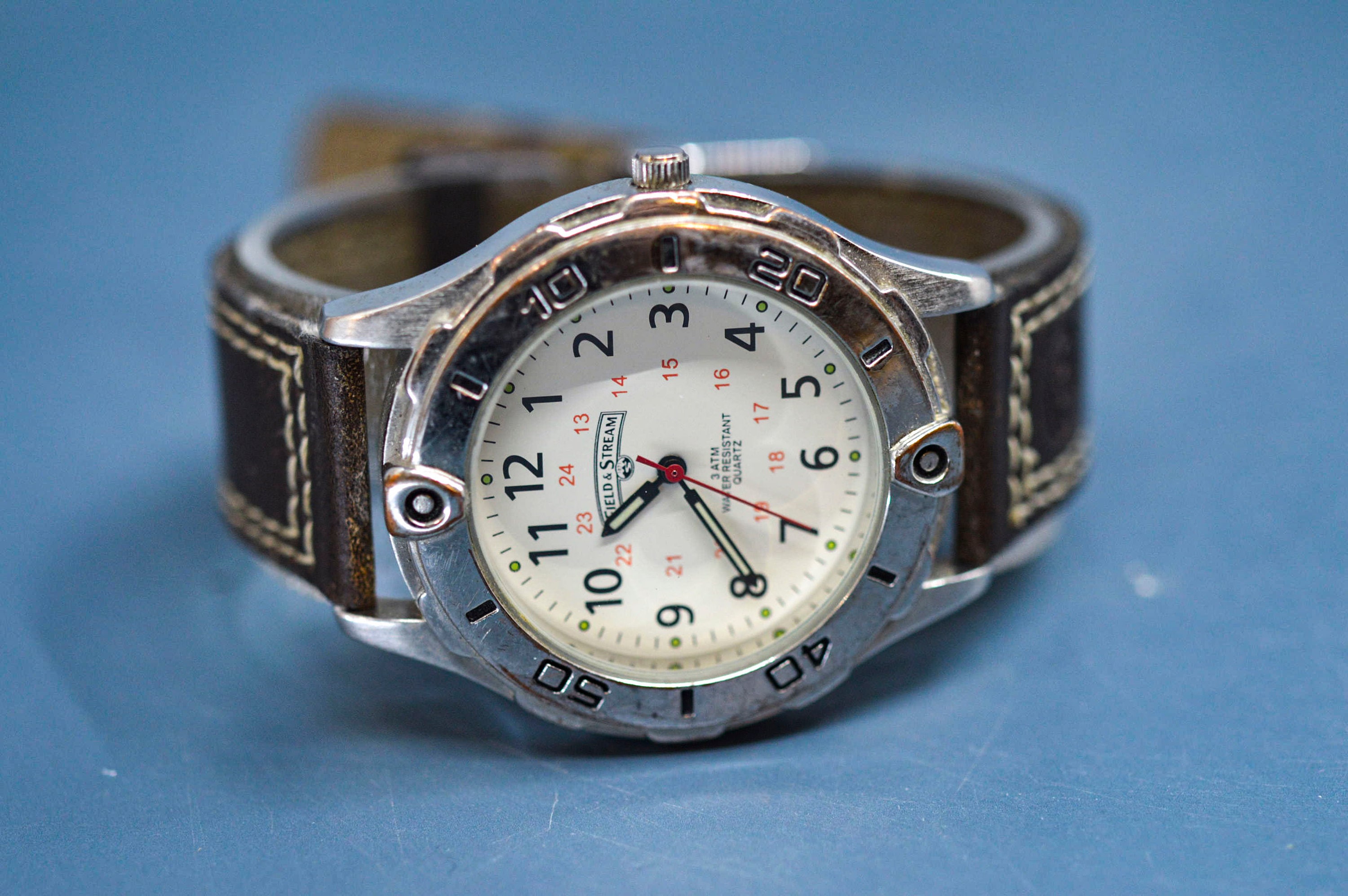 Field and Stream Steel Tone Quartz Wrist Watch Etsy Canada