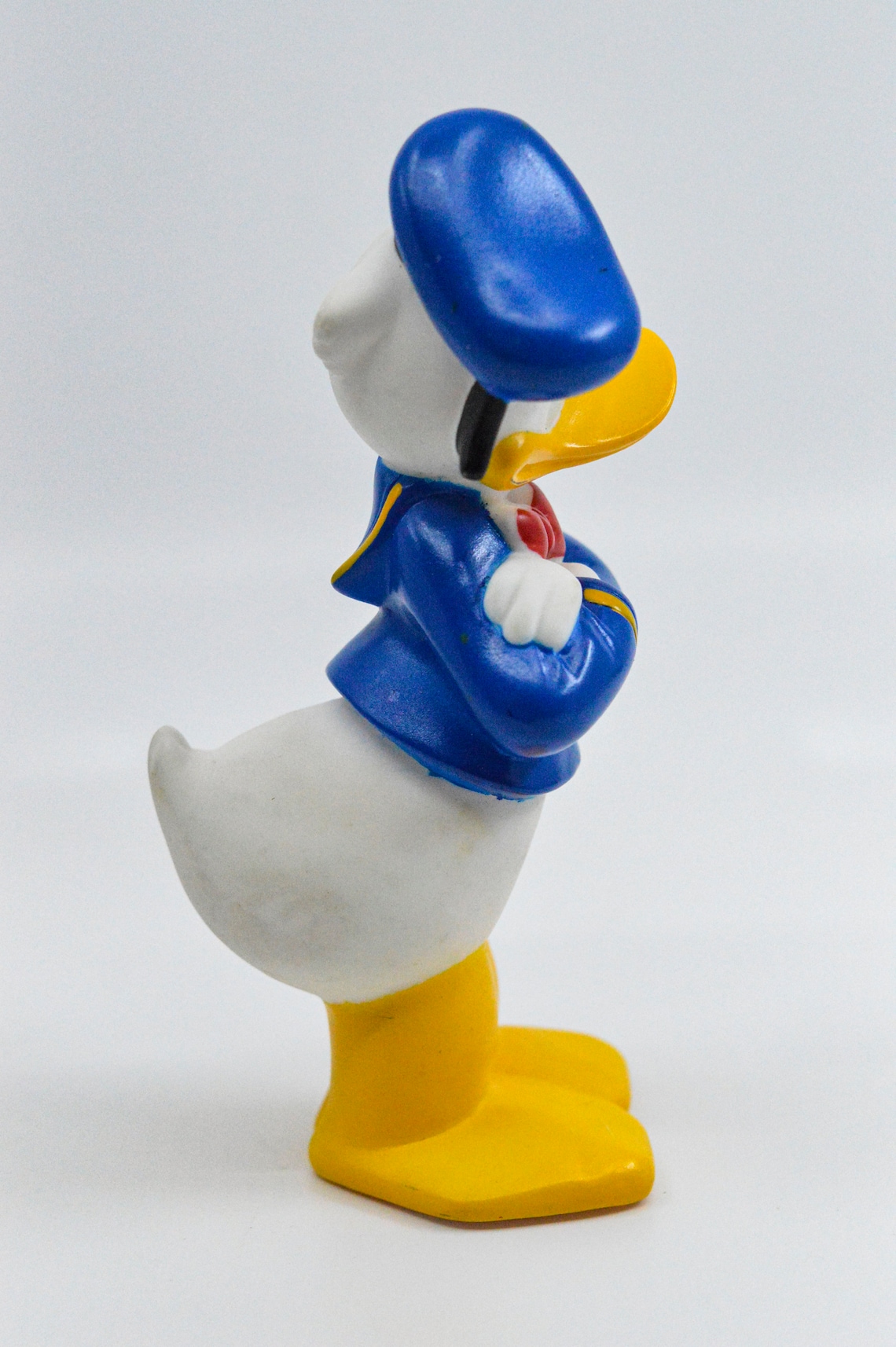 Vintage Disney Rubber Donald Duck Figurine 6 Inches Tall | Etsy