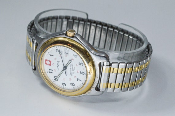 Geneve , since 1922 , two tone mens sports ,quart… - image 2