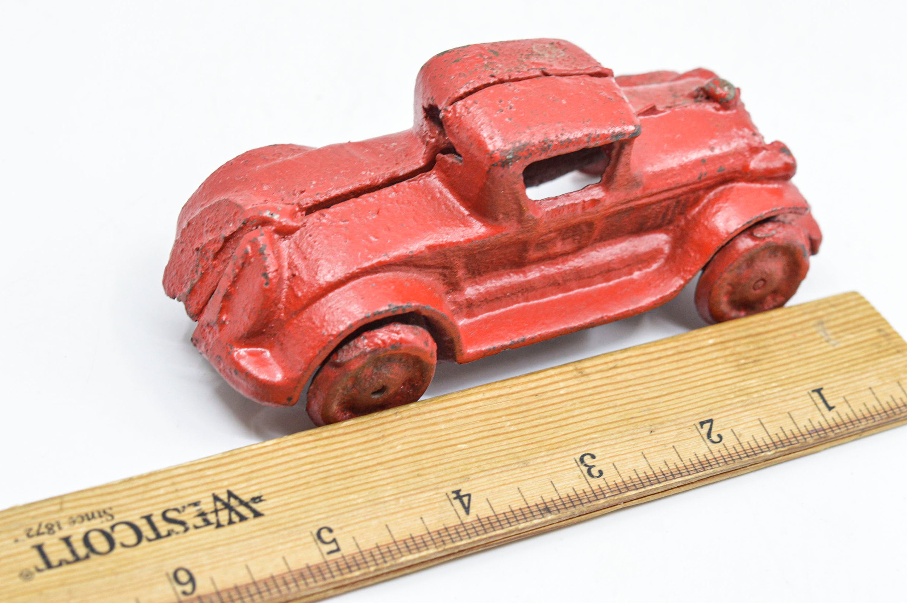 Vintage Cast Iron Toy Car - Etsy