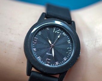 稀少 RINO Quantime Wristwatch クロノタイプ 本革ベルト 