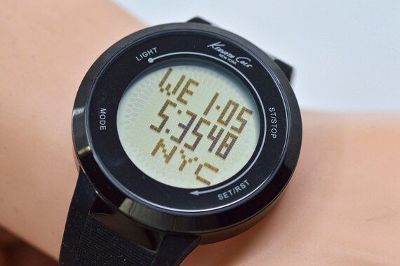 Buy Kenneth Cole New York Black Tone Digital Sports Wrist Watch Online in India Etsy